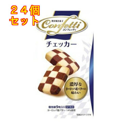 コンフェッティ チェッカー 9枚入×24個 1