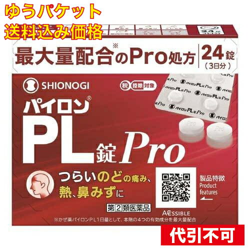 【ゆうパケット送料込み】【第(2)類医薬品】 パイロンPL錠