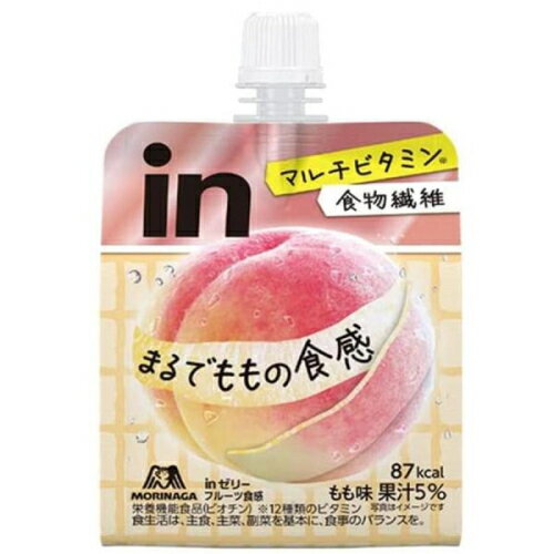 inゼリー フルーツ食感 もも味 150g×6個