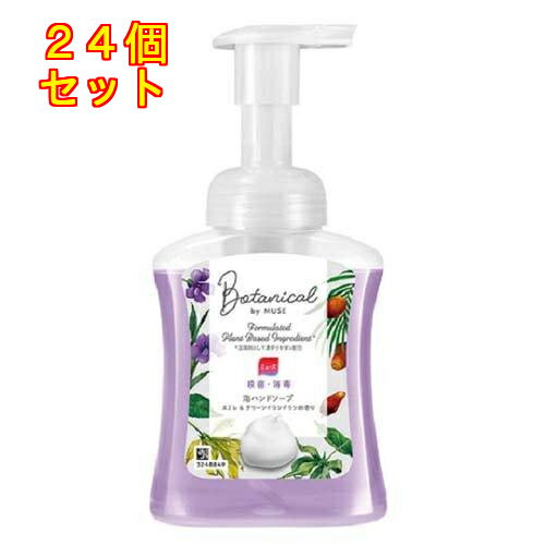 ミューズ 薬用せっけん 泡ハンドソープ ボタニカル 本体 ボトル 250mL×24個 ミューズ 薬用せっけん 泡ハンドソープ ボタニカル 本体 ボトル 250mL×24個