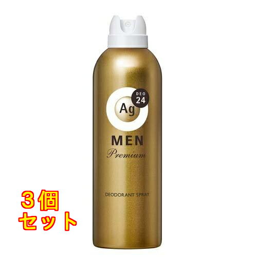 AGデオ24メン メンズデオドラントスプレー プレミアム 無香性 LL 180g×3個