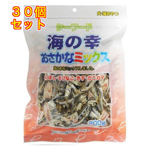 楽天クスリのアオキ楽天市場店フジサワ 犬猫用 海の幸おさかなミックス 200g×30個