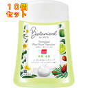 泡ミューズ ノータッチ付替ボトル ボタニカル ホワイト 250mL×10個