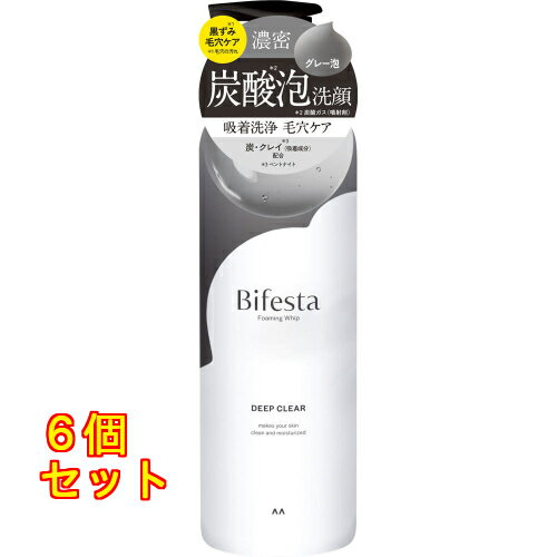 ビフェスタ 泡洗顔 ディープクリア 200g×6個