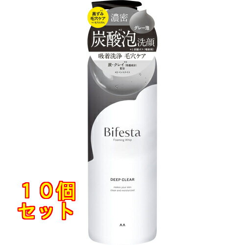 ビフェスタ 泡洗顔 ディープクリア 200g×10個