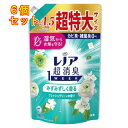 P&G レノア 超消臭 1WEEK みずみずしく香るフレッシュグリーンの香り 詰め替え 超特大 1380mL×6個