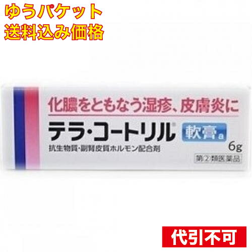 【ゆうパケット送料込み】【第(2)類医薬品】テラコートリル軟膏 6g 4987123701686