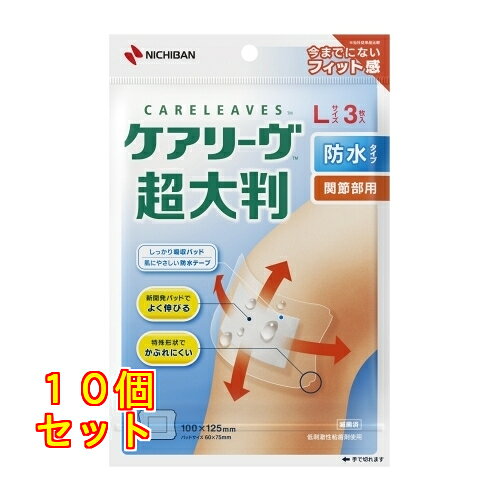 乐天商城 - ケアリーヴ超大判防水タイプLサイズ×10個