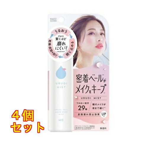 1個3個セット※商品リニューアル等によりパッケージ及び容量は変更となる場合があります。ご了承ください。 商品名 メイクカバー うるおいミスト 内容量 65g 商品説明 ●化粧崩れ防止の定番＆#8252;保湿しながらメイクをカバーするメイクフィックスミストシリーズ。●化粧崩れを防ぐプロテクトベール成分が肌表面に透明ベールのような膜を形成。●皮脂テカリ防止成分2種配合で皮脂による化粧崩れを防止。●肌に嬉しいうるおい成分を配合。●シリコンフリー・無鉱物油・パラベンフリー。●白浮き・べたつきしない。●スプレー後は密着ベールがうるおいを閉じ込め崩れにくい。●無香料 成分 水、エタノール、ポリイミド−1、ポリクオタニウム−11、BG、グリセリン、プロポリスエキス、カンゾウ根エキス、アルテア根エキス、ハマメリス葉エキス、加水分解コラーゲン、ヒアルロン酸ヒドロキシプロピルトリモニウム、ハトムギ種子エキス、ユキノシタエキス、ダイズ種子エキス、クララ根エキス、アロエベラ葉エキス、チャ葉エキス、ボタンエキス、マグワ根皮エキス、ベニバナ花エキス、クズ根エキス、ゼニアオイ花エキス、アルニカ花エキス、パリエタリアエキス、セイヨウキズタ葉/茎エキス、キュウリ果実エキス、セイヨウニワトコ花エキス、リンゴ果実エキス、オレンジ果実エキス、レモン果実エキス、ヨーロッパキイチゴ果実エキス、カニナバラ果実エキス、グレープフルーツ果実エキス、ウイキョウ果実エキス、ユズ果実エキス、ノイバラ果実エキス、窒素、フェノキシエタノール 製造販売元 GR株式会社 広告文責　株式会社クスリのアオキ,,
