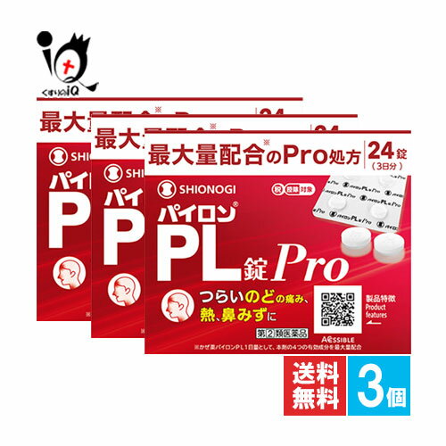 【指定第2類医薬品】★パイロンPL錠Pro 24錠(3日分)