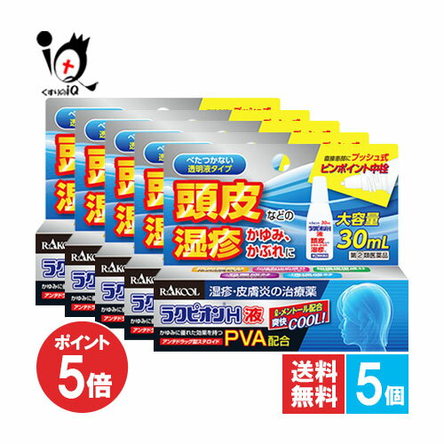 【19日限定ポイント5倍】【指定第2類医薬品】★ラクピオンH液 30mL×5個セット【東光薬品工業】【ラクー..