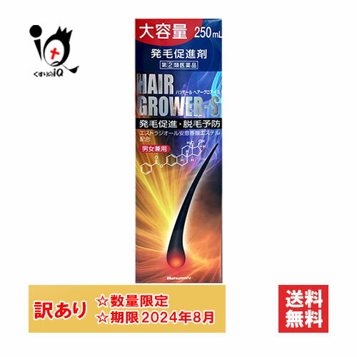 訳アリ【指定第2類医薬品】ハツモール・ヘアーグロアーSAJD 250mL【田村治照堂】【使用期限2024年8月】発毛促進 脱毛…