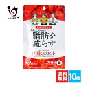 【機能性表示食品】やわた 内脂カット 40粒(20日分)×10個セット【八幡物産】ブラックジンジャー由来ポリメトキシフラボン BMIが高めなあなたの腹部の脂肪を減らすサポート サプリ BMI高め【訳あり 大量仕入れにつき特別価格】