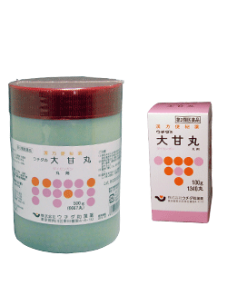 【第2類医薬品】ウチダ 大甘丸 600丸 45g だいかんがん 便秘 にきび 食欲不振などに ウチダ和漢薬