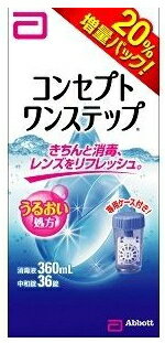 AMO　コンセプト　ワンステップ　【ソフトコンタクトレンズ用　消毒】　(360ml＋36錠) 1