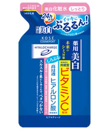 コーセーコスメポート ヒアロチャージ 薬用ホワイトローション しっとりタイプ 美白化粧水 つめかえ用 (160ml) 【医薬部外品】 くすりの福太郎