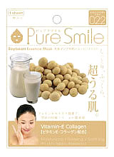 サンスマイル　Pure Smile　ピュアスマイル　エッセンスマスク　大豆イソフラボン　022　(1枚入)　フェイスマスク　くすりの福太郎