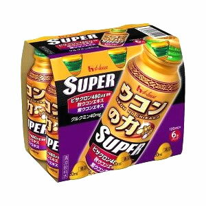 ハウスウェルネス　ウコンの力　スーパー　(120mL×6本)　ウコンエキス　ドリンク　※軽減税率対象商品のサムネイル
