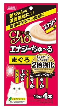 いなばペットフード　CIAO　チャオ　エナジーちゅ〜る　まぐろ　14g　(4本)