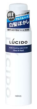 マンダム ルシード 白髪用整髪フォーム グロス&ハード (185g)
