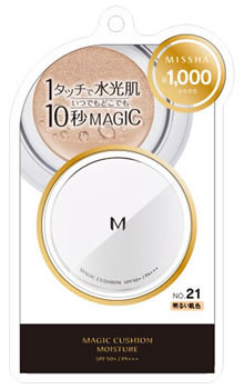 ミシャ ファンデーション ミシャ　MISSHA　M　クッションファンデーション　モイスチャー　No.21　明るい肌色　(15g)