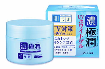 ロート製薬　肌ラボ　ハダラボ　極潤　ゴクジュン　UV　ホワイトゲル　SPF50+　PA++++　(90g)　オールインワンジェル　くすりの福太郎