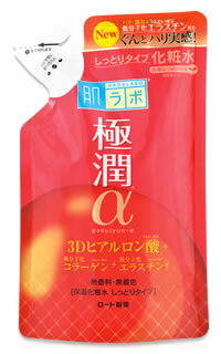 ロート製薬　肌ラボ　ハダラボ　極潤α　ハリ化粧水　しっとりタイプ　つめかえ用　(170mL)　詰め替え用　くすりの福太郎