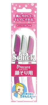 シック Lディスポ フェイス 顔そり用 (3本入) 女性用シェーバー 使い捨てカミソリ