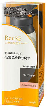 花王 リライズ 白髪用髪色サーバー リ・ブラック ふんわり仕上げ 本体 (155g) 染毛料 サーバーヘッド付き 【送料無料】 【smtb-s】