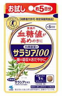 小林製薬　小林製薬のサラシア100　約5日分　(320mg×15粒)　食後の血糖値が高めの方に　特定保健用食品