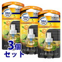 《セット販売》　P&G　ファブリーズ　プレミアムクリップ　シトラスシンフォニー　つけかえ用　(7mL)×3個セット　付け替え用　クルマ用　車用消臭芳香剤　