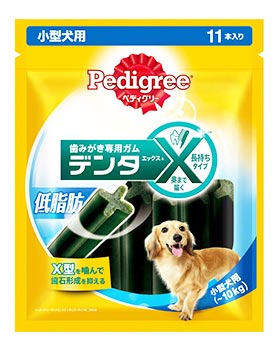 マースジャパン ペディグリー デンタエックス 小型犬用 低脂肪タイプ (11本) ドッグフード 犬用おやつ 犬用ガム デンタルケアのサムネイル