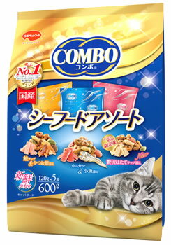 日本ペットフード コンボ キャット シーフードアソート (120g×5袋) キャットフード