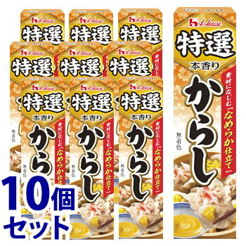 《セット販売》　ハウス食品 特選本香り からし (42g)×10個セット 薬味　※軽減税率対象商品