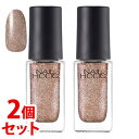 《セット販売》　コーセー ネイルホリック ジャングルグリッター PK332 (5mL)×2個セット ネイルカラー マニキュア NAILHOLIC