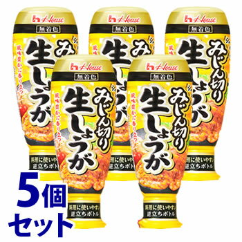 《セット販売》　ハウス食品 みじん切り生しょうが 大容量 (160g)×5個セット 薬味 生姜　※軽減税率対象商品