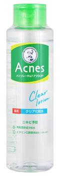 ロート製薬 メンソレータム アクネス 薬用クリア化粧水 (180mL) ふきとり化粧水　【医薬部外品】