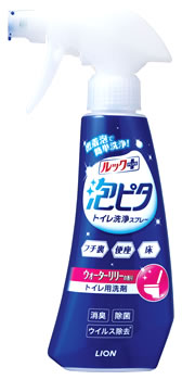 ライオン ルックプラス 泡ピタ トイレ洗浄スプレー ウォーターリリーの香り (300mL) トイレ用洗剤 1