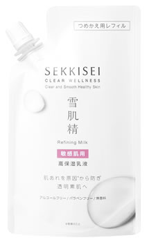 コーセー 雪肌精 クリアウェルネス リファイニング ミルク SS つめかえ用 (120mL) 詰め替え用 敏感肌用 乳液 SEKKISEI コーセー 雪肌精 クリアウェルネス リファイニング ミルク SS つめかえ用 (120mL) 詰め替え用 敏感肌用 乳液 SEKKISEI