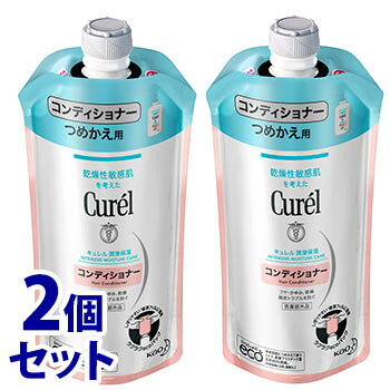 【あす楽】　《セット販売》　花王 キュレル コンディショナー つめかえ用 (340mL)×2個セット 詰め替え用 curel　【医薬部外品】