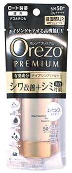 ※ツルハグループ限定※　ロート製薬 Orezo オレゾ プレミアム デイファンクションUVフェイスエッセンス SPF50+ PA++++ (35g) 顔用 日やけ止め エッセンスタイプ　【送料無料】　【smtb-s】