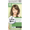 花王 リーゼ 泡カラー ブリティッシュアッシュ (1セット) 黒髪用 ヘアカラー　【医薬部外品】