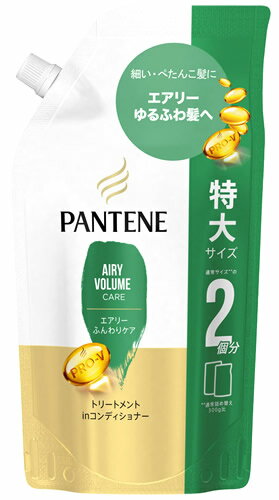 P&G パンテーン エアリーふんわりケア トリートメントinコンディショナー 特大サイズ つめかえ用 (600g) 詰め替え用　【P＆G】