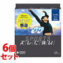 楽天くすりの福太郎　楽天市場店《セット販売》　ユニチャーム ソフィSPORTS 300羽つき 多い夜用 30cm （17枚）×6個セット 生理用ナプキン ソフィスポーツ　【医薬部外品】