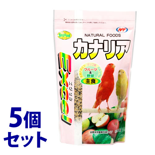 《セット販売》　ナチュラルペットフーズ エクセル カナリア (500g)×5個セット 小鳥 エサ