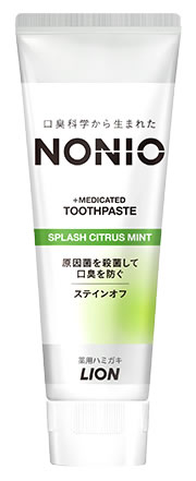 　ライオン　NONIO　ノニオ　ハミガキ　スプラッシュシトラスミント　(130g)　薬用歯みがき　