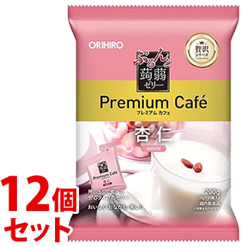 【特売】　《セット販売》　オリヒロ ぷるんと蒟蒻ゼリー プレミアムカフェ 杏仁 (20g×10個)×12個セット こんにゃくゼリー　※軽減税率..