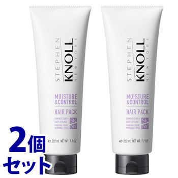 《セット販売》　コーセー スティーブンノル モイスチュアコントロール ヘアパック W (220g)×2個セット 洗い流すヘアトリートメント 乾燥・パサつきケア