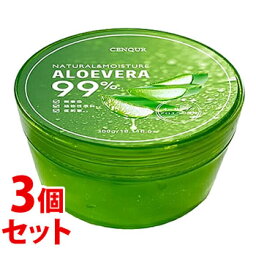 《セット販売》　千空 CNQ モイスチャーゲル アロエN (300g)×3個セット 保湿ジェルクリーム 顔・体用 CENQUR