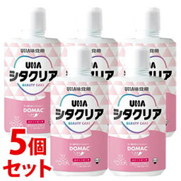 《セット販売》　UHA味覚糖 シタクリア 液体はみがき スイートピーチ (500mL)×5個セット 液体歯磨き 液体ハミガキ　【送料無料】　【smtb-s】